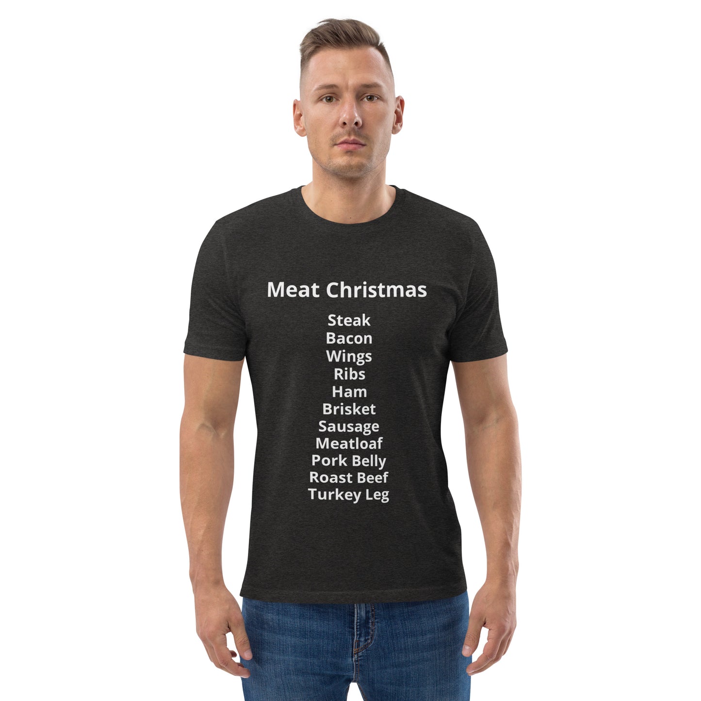 Meat Christmas Unisex organic cotton t-shirt