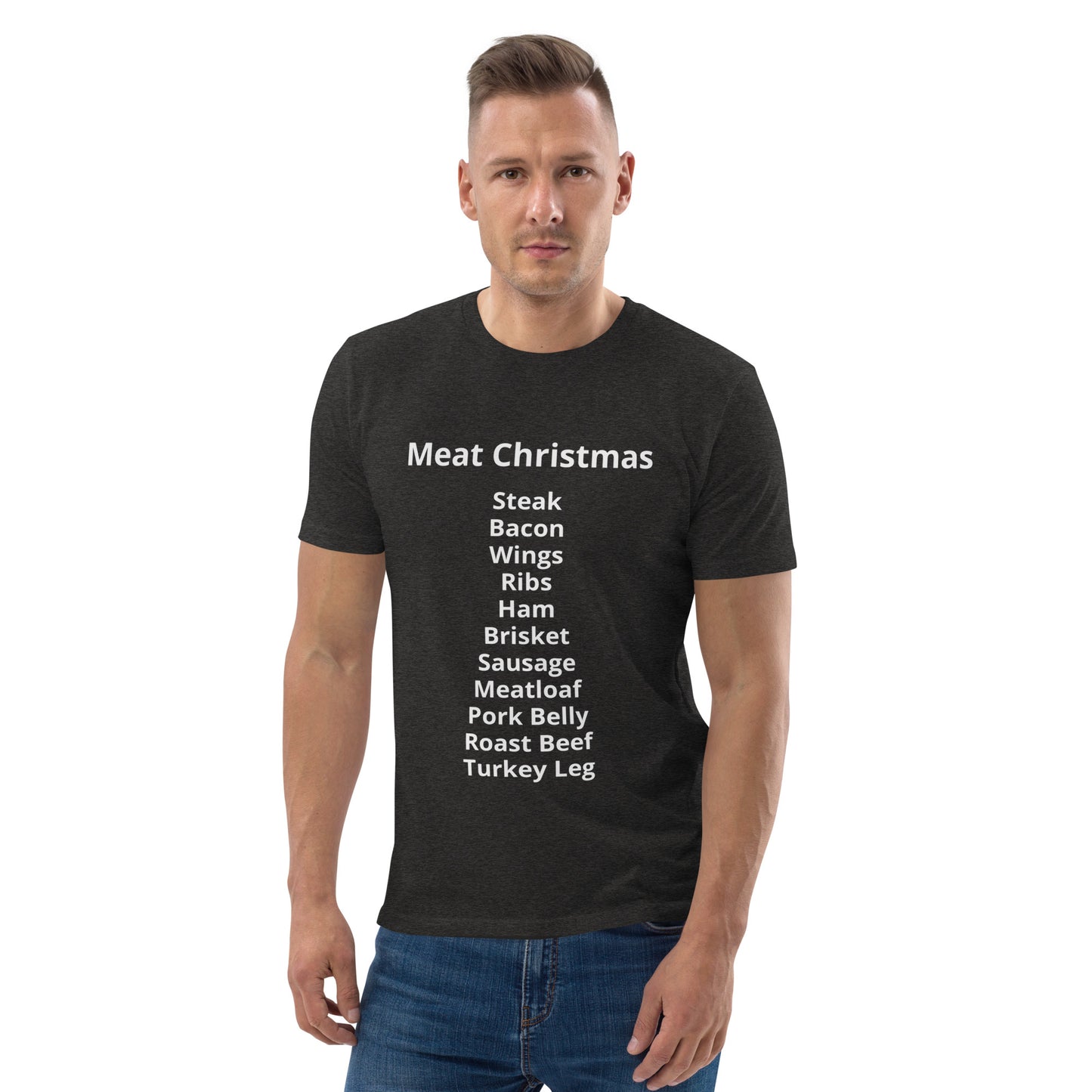 Meat Christmas Unisex organic cotton t-shirt