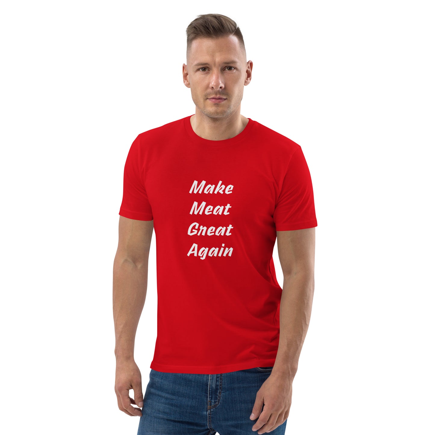 Make Meat Great Again Unisex organic cotton t-shirt