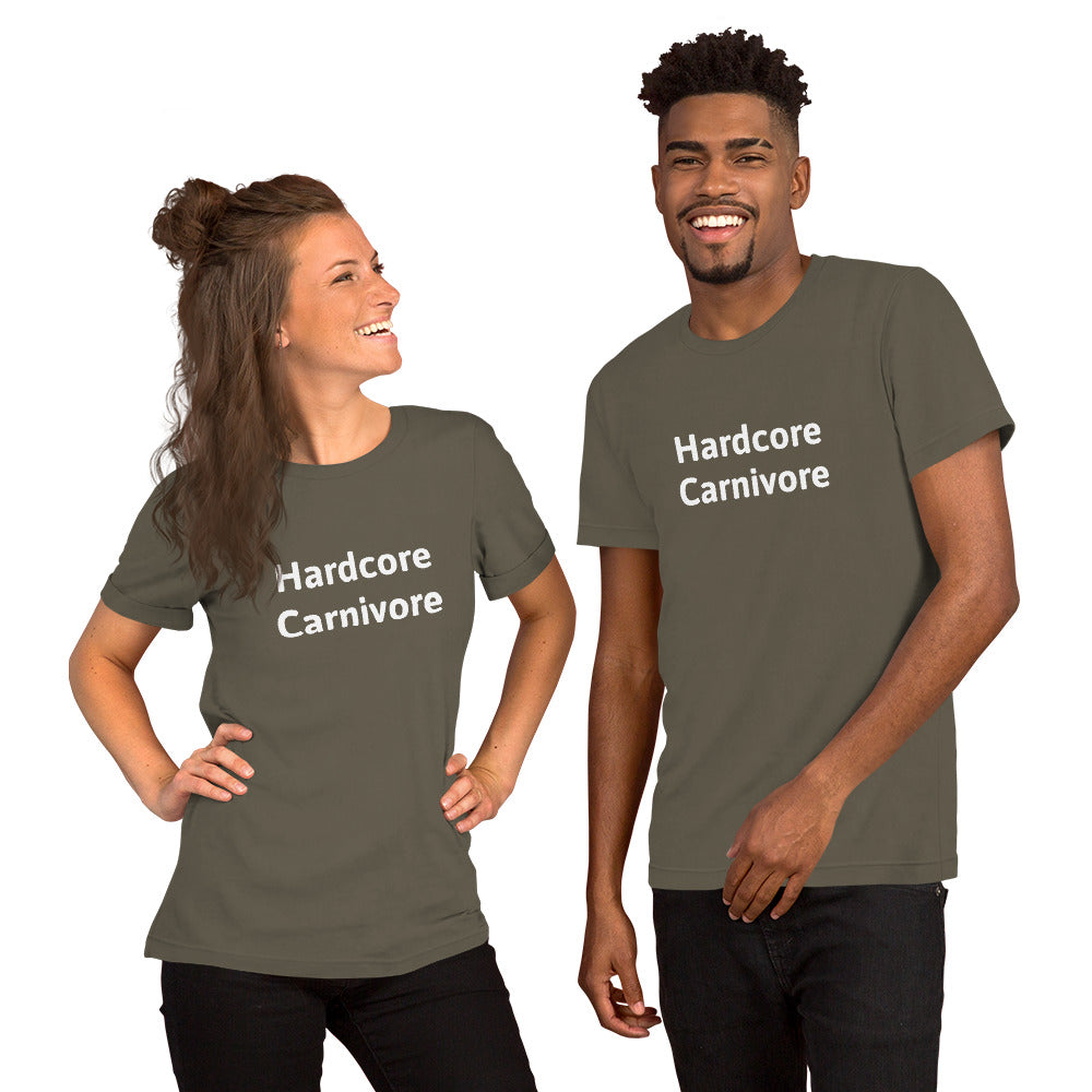 Hardcore Carnivore Unisex t-shirt