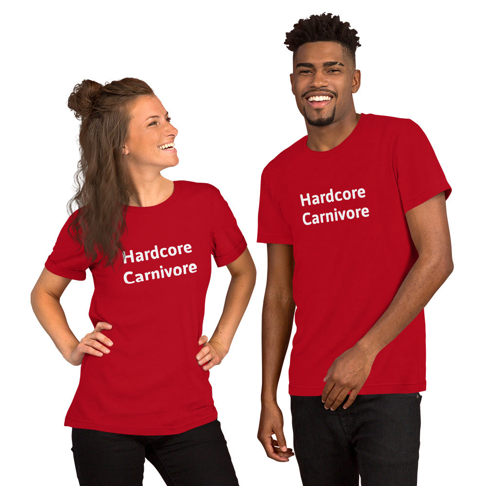 Hardcore Carnivore Unisex t-shirt