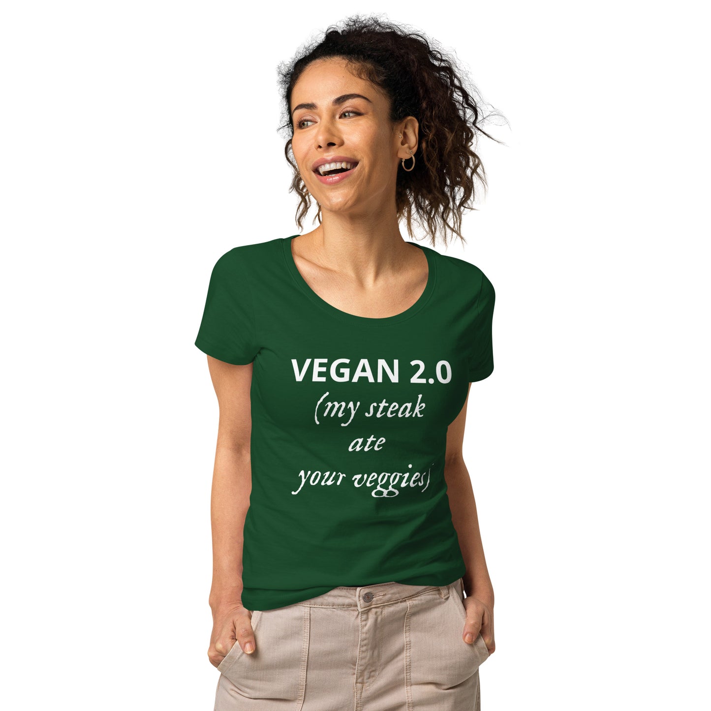 Vegan 2.0 Women’s basic organic t-shirt