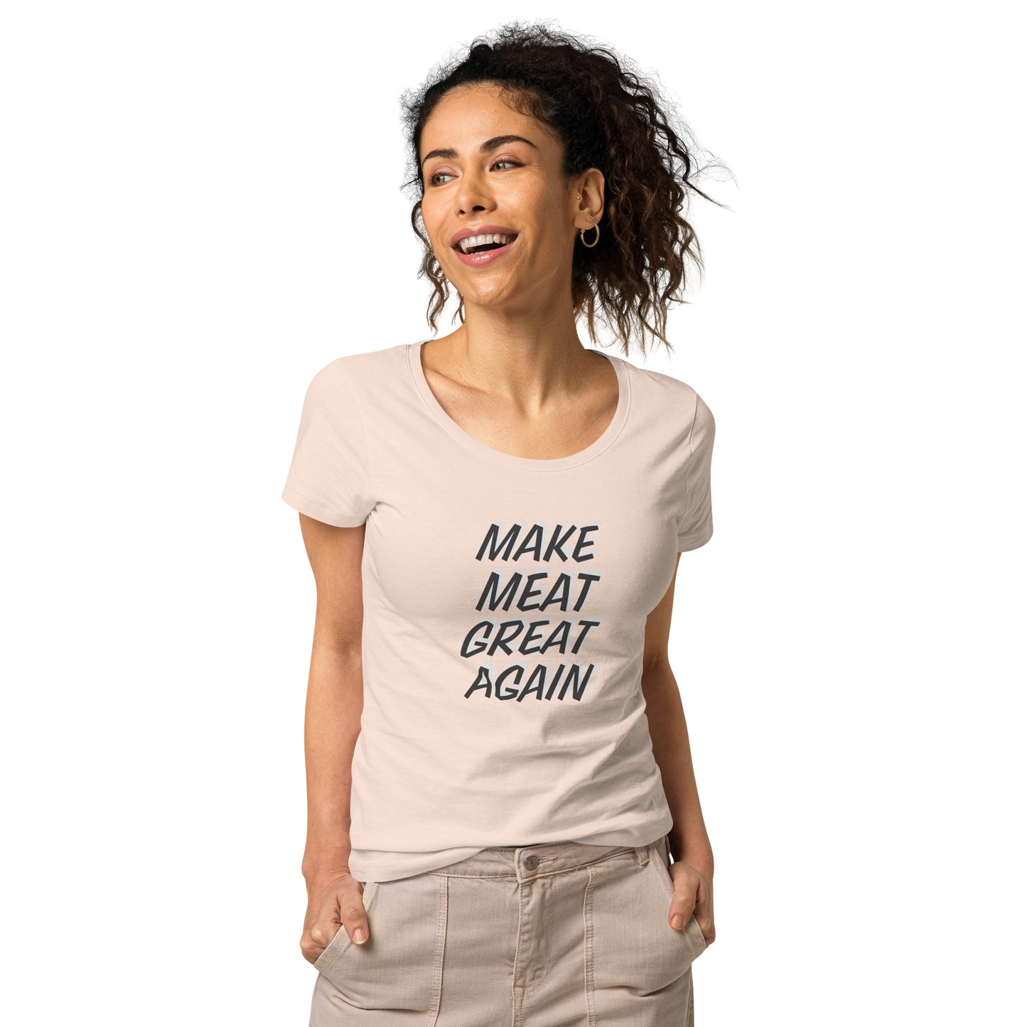 Make Meat Great Again Women’s basic organic t-shirt