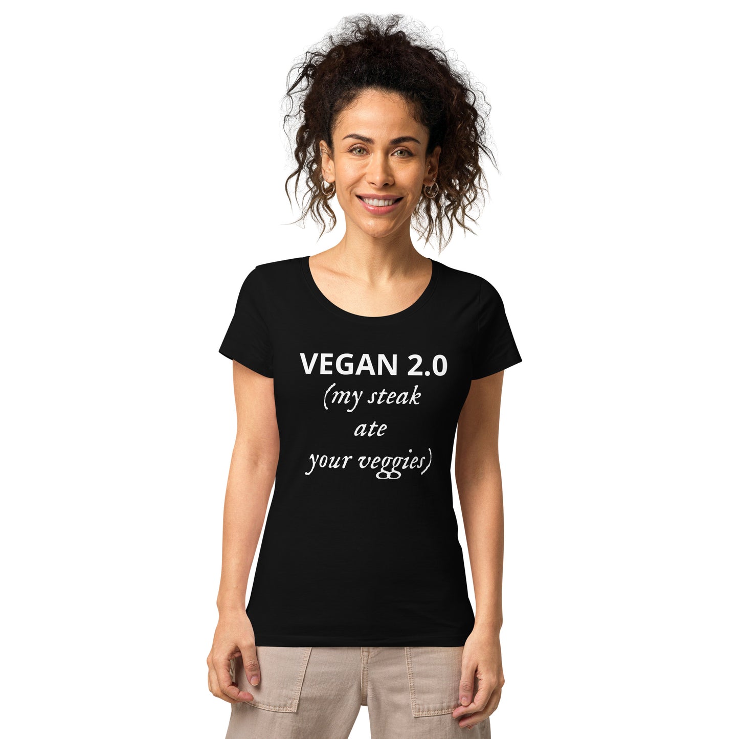 Vegan 2.0 Women’s basic organic t-shirt