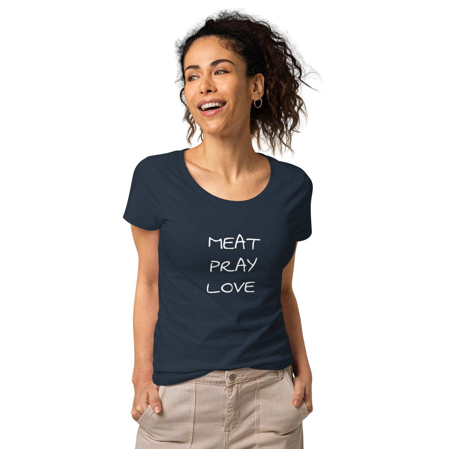 Meat Pray Love Women’s Basic Organic T-shirt