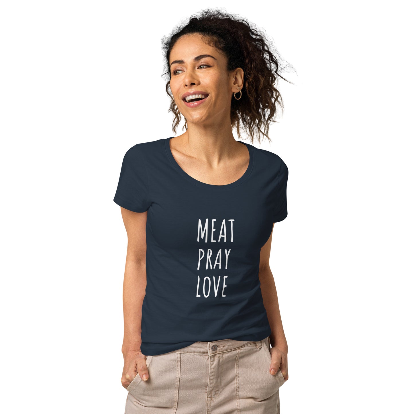 Meat Pray Love Women’s Basic Organic T-shirt