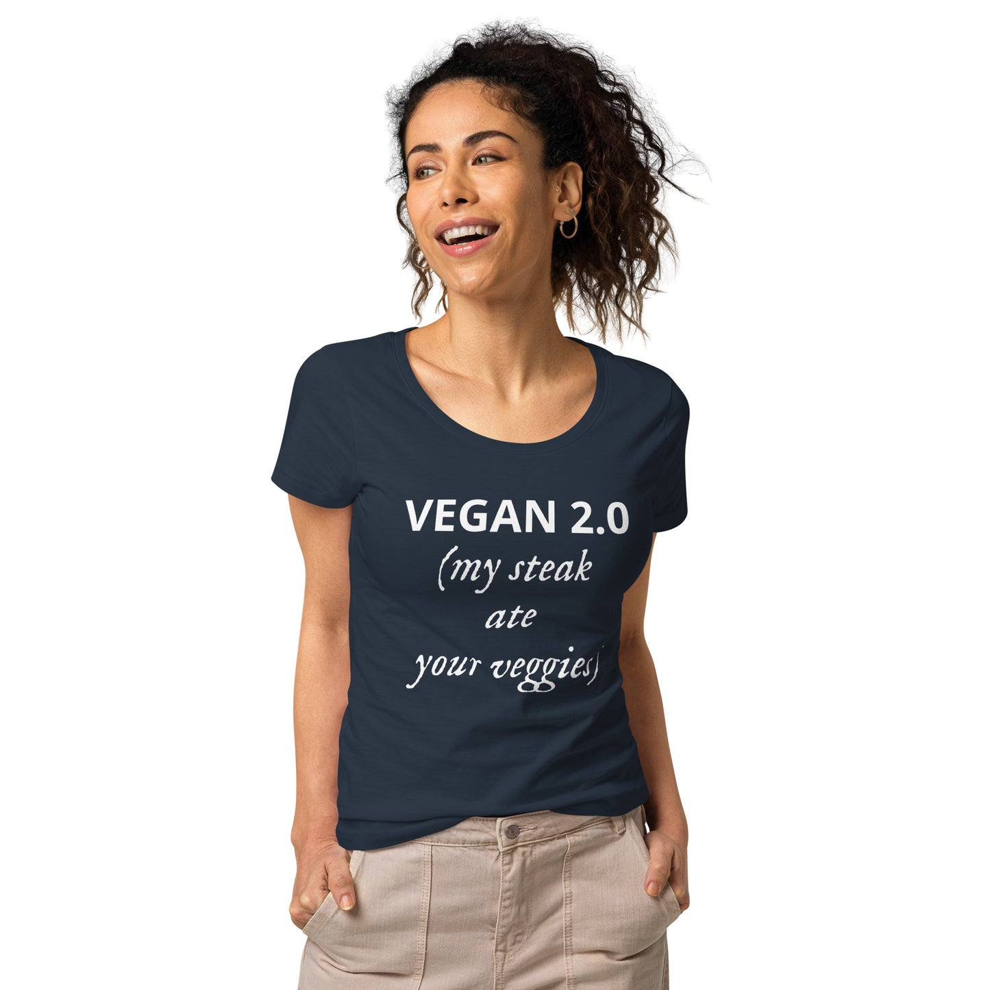 Vegan 2.0 Women’s basic organic t-shirt