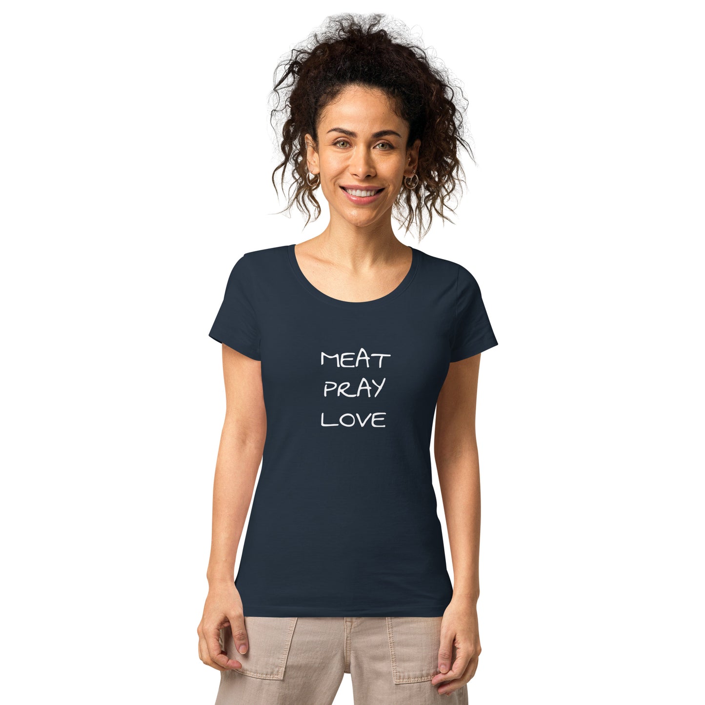 Meat Pray Love Women’s Basic Organic T-shirt