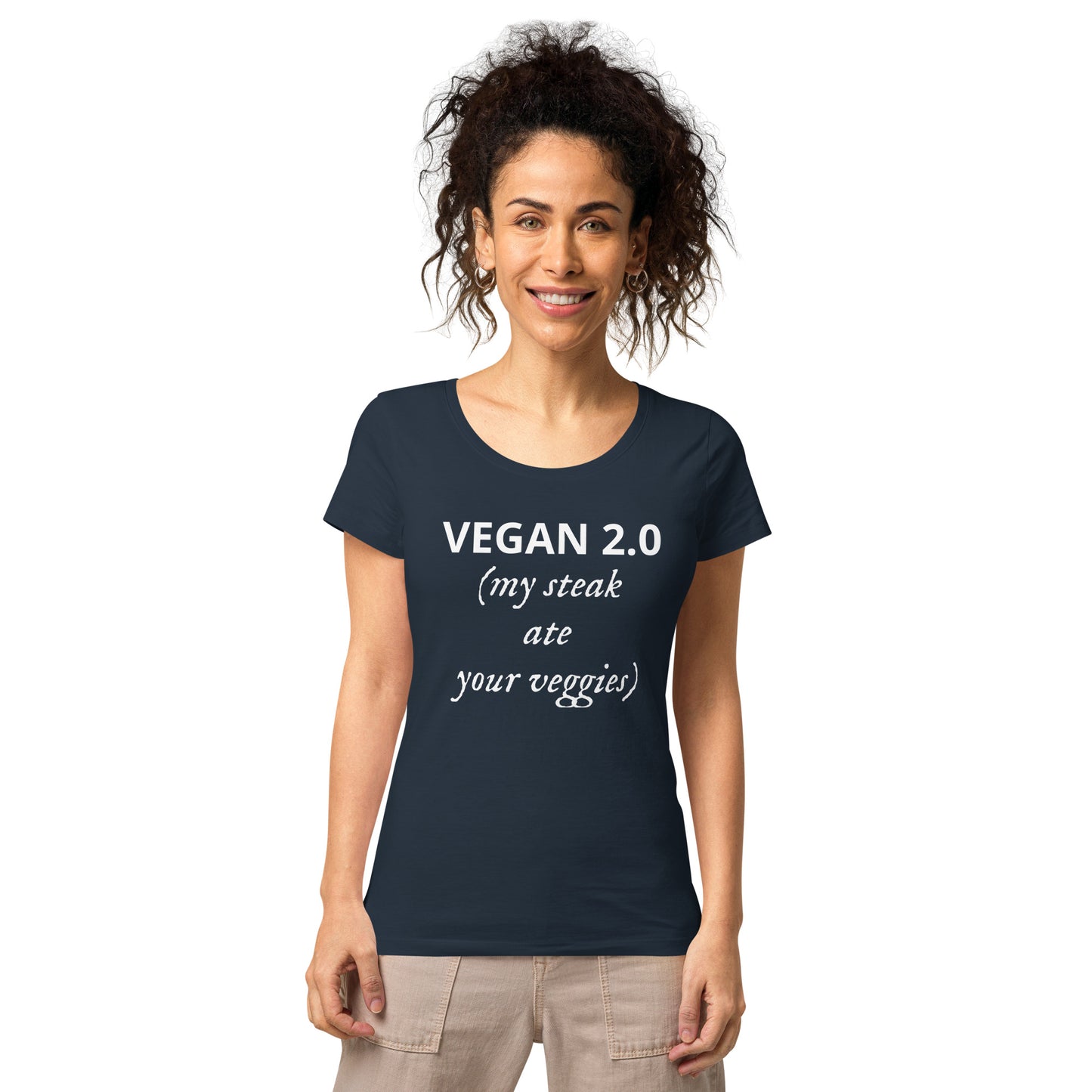 Vegan 2.0 Women’s basic organic t-shirt