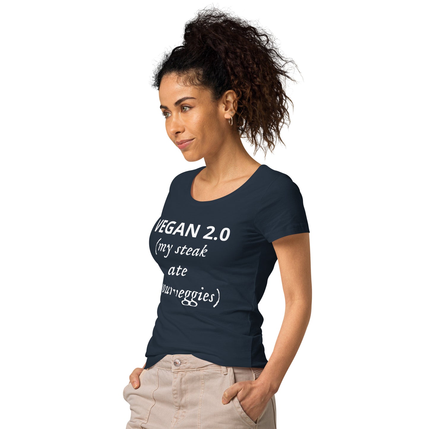 Vegan 2.0 Women’s basic organic t-shirt