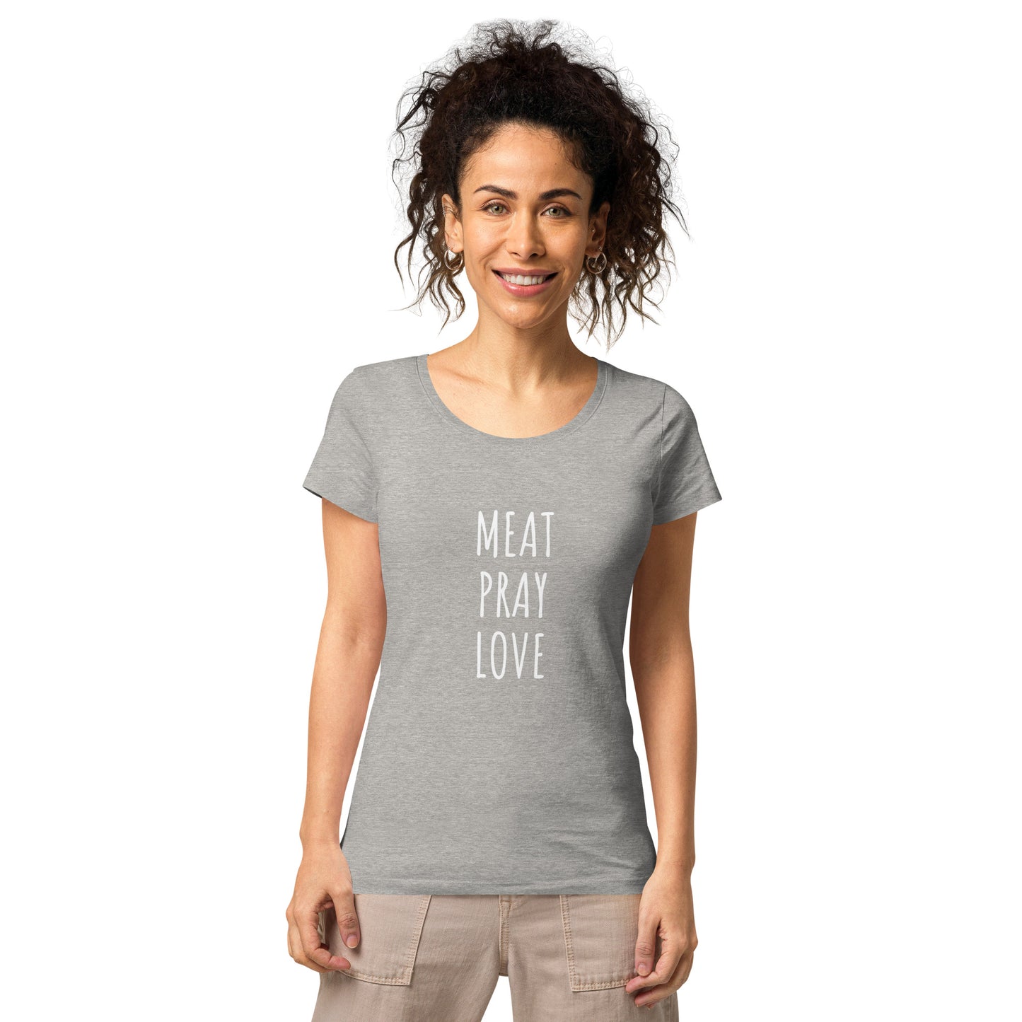 Meat Pray Love Women’s Basic Organic T-shirt