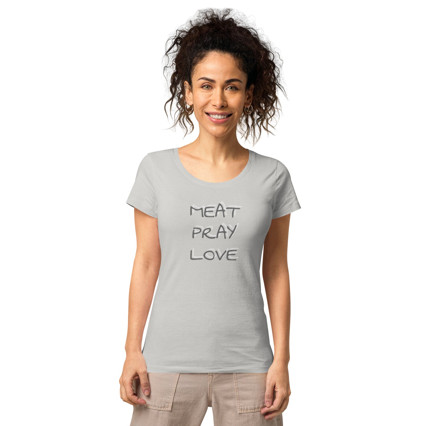 Meat Pray Love Women’s basic organic t-shirt