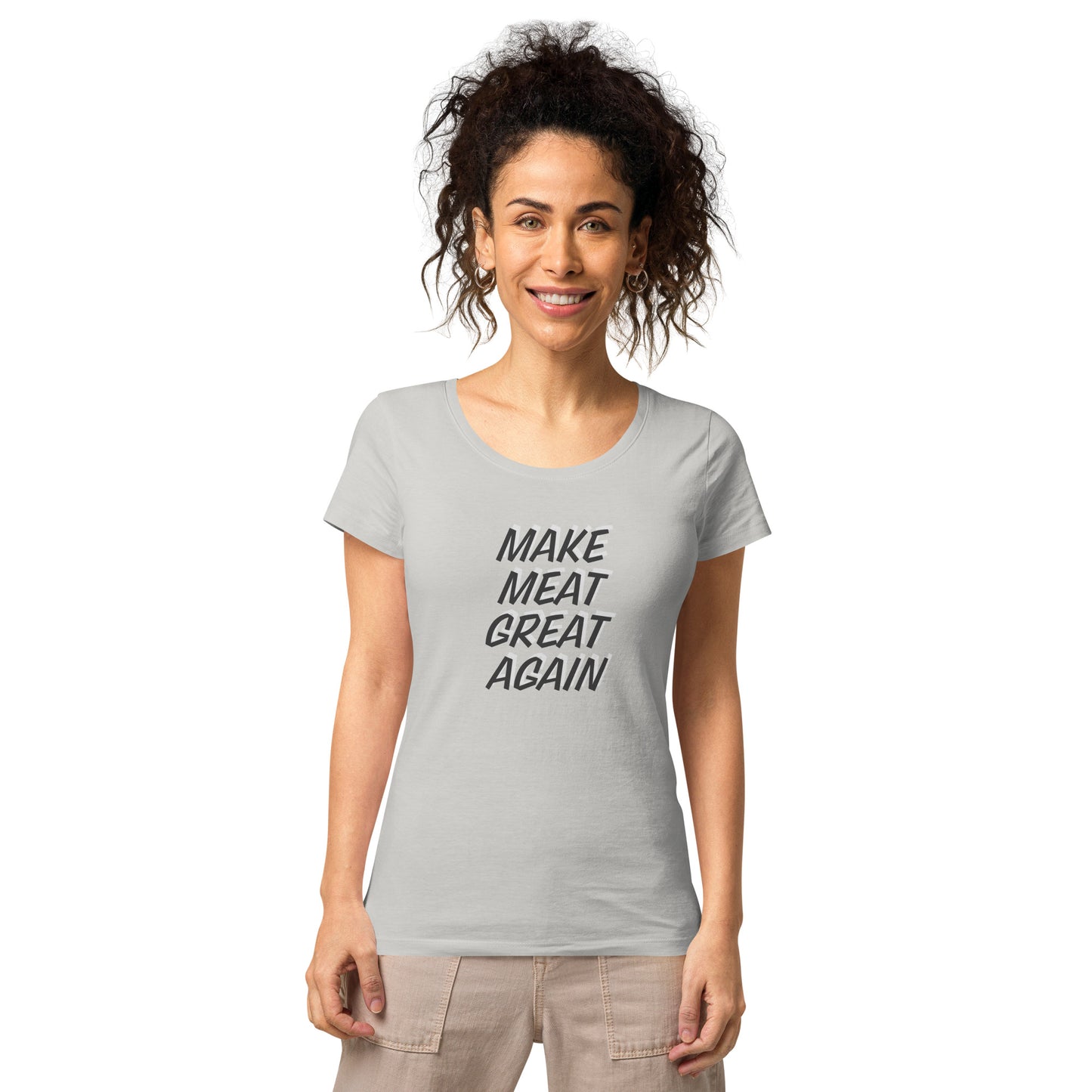 Make Meat Great Again Women’s basic organic t-shirt