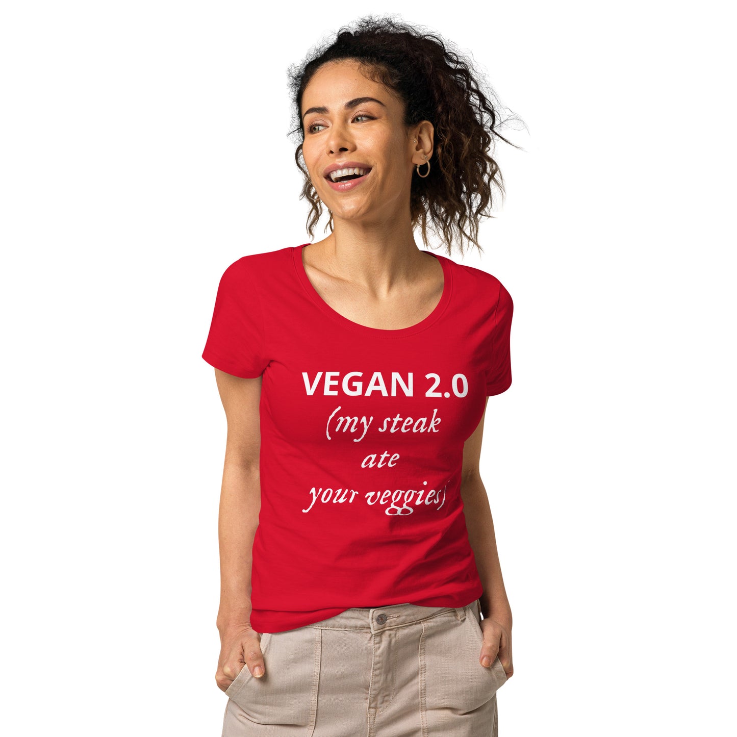 Vegan 2.0 Women’s basic organic t-shirt