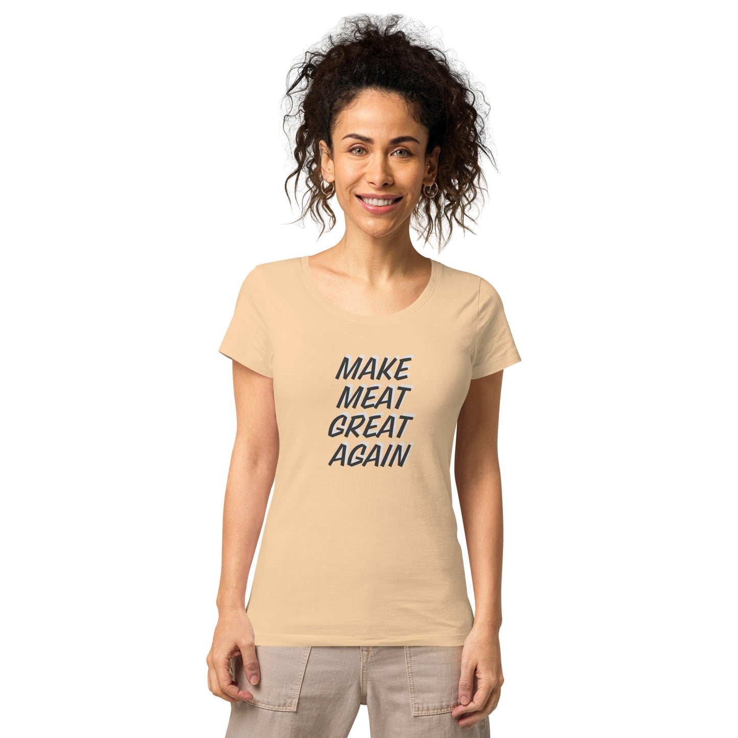 Make Meat Great Again Women’s basic organic t-shirt