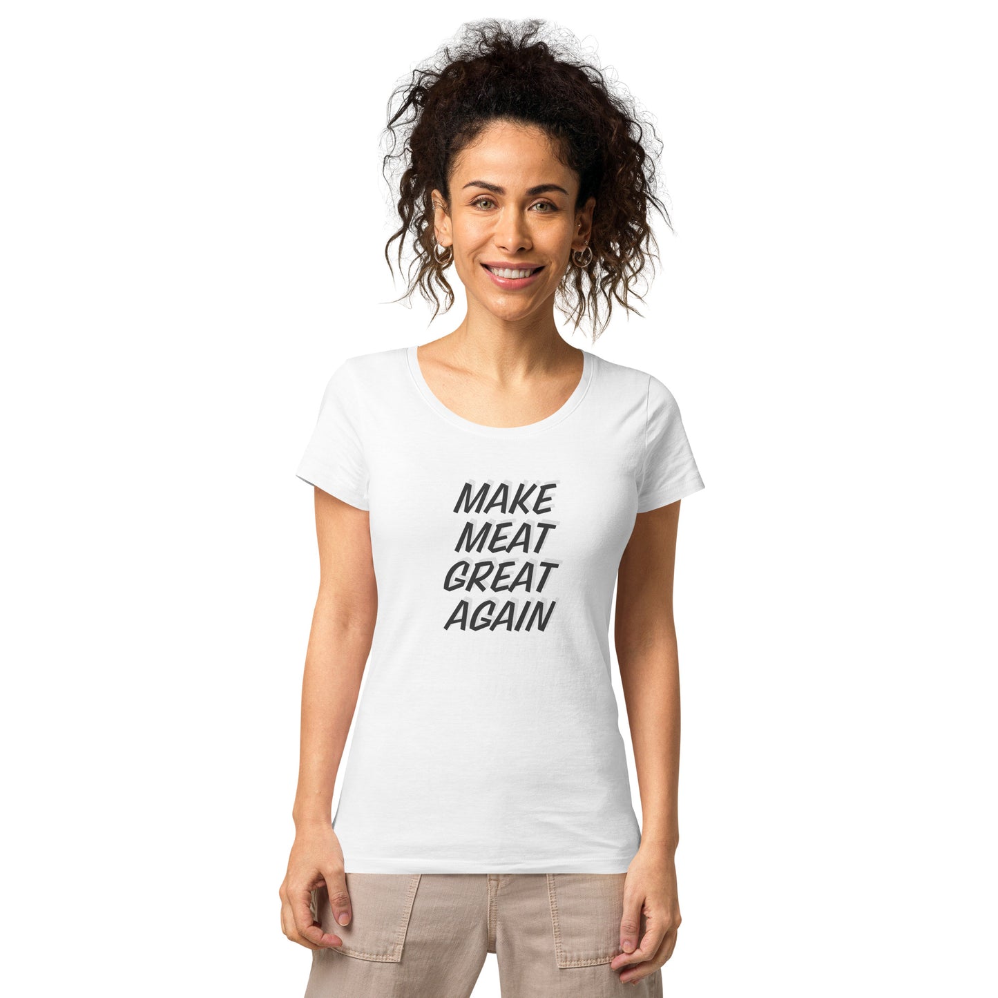 Make Meat Great Again Women’s basic organic t-shirt